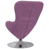 vidaXL Fauteuil œuf Violet 63 x 73 x 90 cm Velours