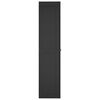vidaXL Armoire de rangement d'ext&eacute;rieur noir 97x37x165 cm PP