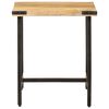 vidaXL Table d’appoint 45x45x50 cm bois massif de manguier et fer