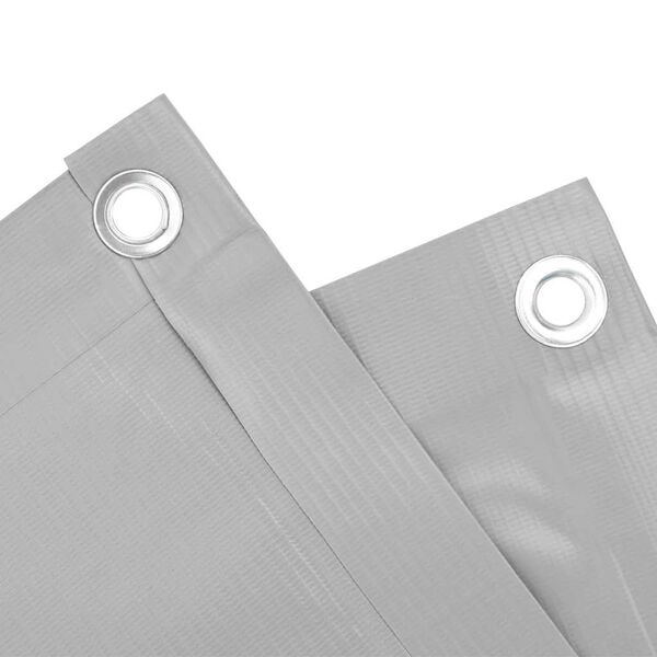 vidaXL Écran d'intimité de balcon gris 1000x75 cm PVC