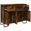 vidaXL Buffet ch&ecirc;ne fum&eacute; 97x32,5x74,5 cm bois d'ing&eacute;nierie