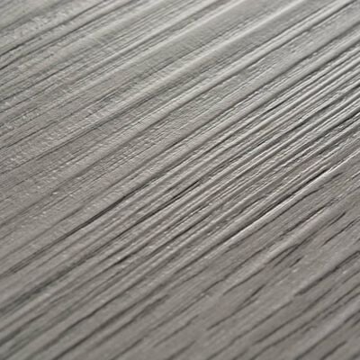 vidaXL Planches de plancher PVC autoadhésif 2,51 m² 2 mm Gris foncé