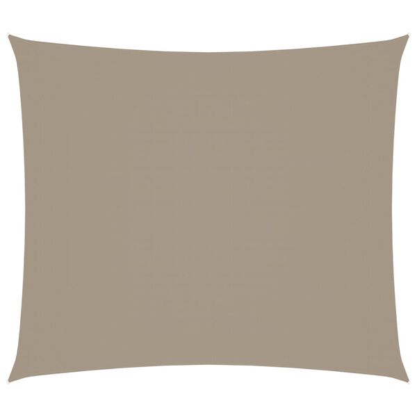 vidaXL Voile de parasol tissu oxford rectangulaire 2,5x3 m taupe