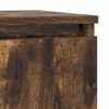 vidaXL Buffet avec tiroir ch&ecirc;ne fum&eacute; 71x35x84 cm bois d'ing&eacute;nierie