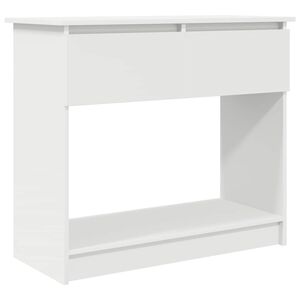 vidaXL Table console avec tiroirs blanc 85,5x38,5x74,5 cm