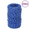 vidaXL Corde de bateau Bleu 2 mm 250 m Polypropyl&egrave;ne