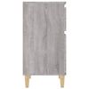 vidaXL Table de chevet sonoma gris 40x35x70 cm