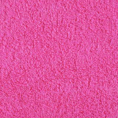 vidaXL Serviettes de sauna de qualité supérieure 2pcs rose 100% coton