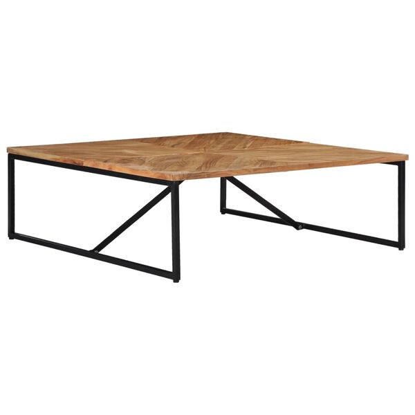 vidaXL Table basse 110x110x36 cm Bois d'acacia solide