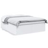 vidaXL Cadre de lit sans matelas blanc 150x200 cm