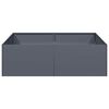 vidaXL Jardini&egrave;re anthracite 100x100x30 cm acier
