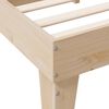 vidaXL Lit biblioth&egrave;que sans matelas 180x200 cm bois massif de pin