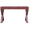 vidaXL Bureau d'ordinateur Marron 115x47x77 cm Bois d'acajou massif