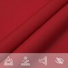 vidaXL Voile de parasol tissu oxford rectangulaire 5x6 m rouge
