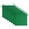 vidaXL Chaises de jardin empilables avec coussins lot de 8 Teck solide