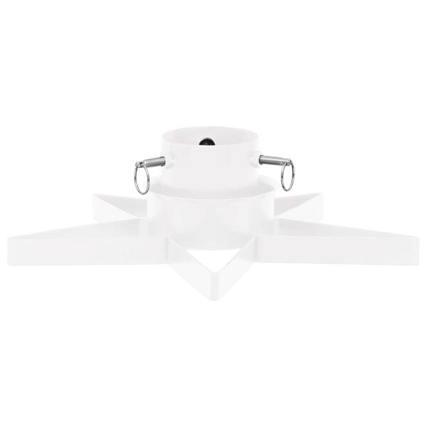vidaXL Support de sapin de No&euml;l Blanc 47x47x13,5 cm