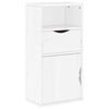 vidaXL Armoire lat&eacute;rale tiroir ODDA blanc 40x24x79 cm bois massif pin
