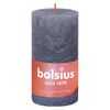 Bolsius Bougies pilier rustiques Shine 4 pcs 130x68 mm Bleu cr&eacute;puscule