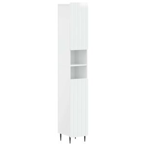 vidaXL Armoire de Salle de Bain avec &Eacute;tag&egrave;re Ouverte ZWOLLE