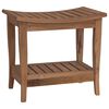 vidaXL Table d'appoint de salle de bain Naturel 50 x 35 x 45 cm