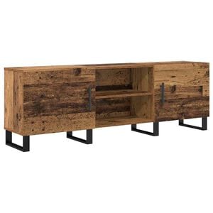 vidaXL Meuble TV Bois Ancien 150 x 30 x 50 cm Bois d'ing&eacute;nierie