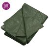 vidaXL B&acirc;che 180 g/m&sup2; 4x6 m Vert PEHD
