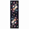 vidaXL Tapis de Cuisine Noir 300 x 60 cm Velours