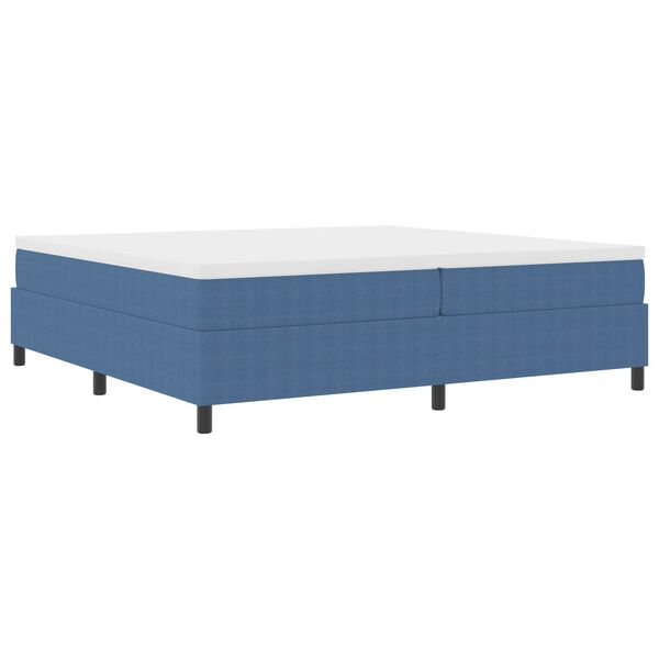 vidaXL Cadre de lit plateforme Bleu 200 x 200 cm