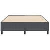 vidaXL Cadre de lit plateforme Gris fonc&eacute; 140 x 190 cm tissu