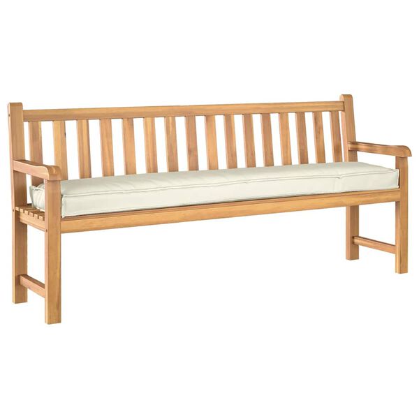 vidaXL Coussin de palette Cr&egrave;me 180 x 40 x 8 cm Tissu Oxford