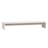 vidaXL Support de moniteur Blanc 100x27x15 cm Bois de pin solide