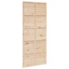vidaXL Porte de grange 90x208 cm bois massif de pin
