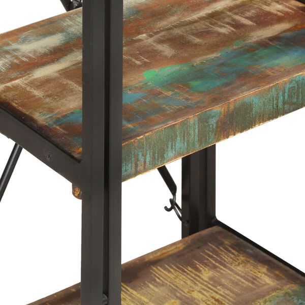 vidaXL Biblioth&egrave;que &agrave; 3 niveaux 40x30x80cm Bois de r&eacute;cup&eacute;ration massif