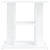vidaXL Support pour aquarium blanc 60x30x60 cm bois d'ingénierie