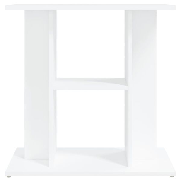 vidaXL Support pour aquarium blanc 60x30x60 cm bois d'ingénierie