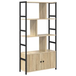 vidaXL &Eacute;tag&egrave;re 80 x 30 x 155,5 cm Bois d'ing&eacute;nierie Ch&ecirc;ne Sonoma