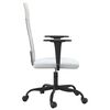 vidaXL Chaise de bureau réglable en hauteur blanc