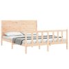 vidaXL Cadre de lit sans matelas 160x200 cm bois massif de pin