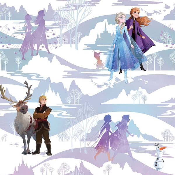 Noordwand Papier peint Kids @ Home Frozen Scene Violet