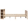 vidaXL Lit bibliothèque sans matelas 140x200 cm bois massif de pin