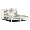 vidaXL Lit biblioth&egrave;que sans matelas cire marron 75x190 cm pin massif