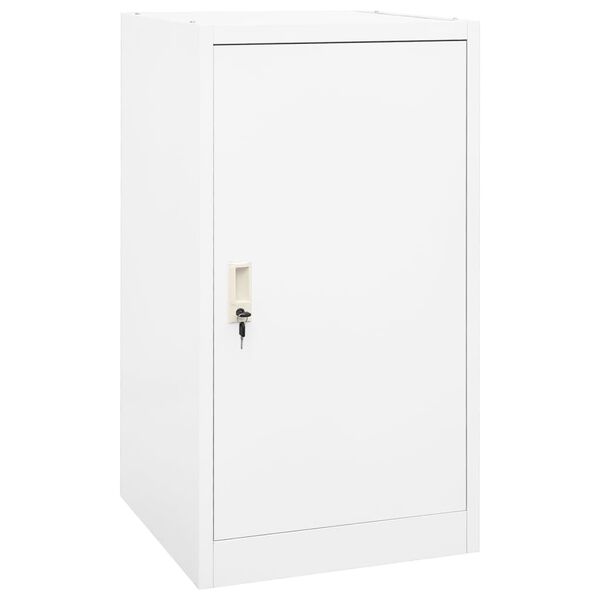 vidaXL Armoire &agrave; selles Blanc 53x53x105 cm Acier