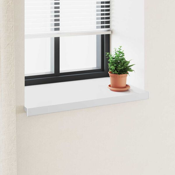 vidaXL Appui de fen&ecirc;tre Blanc 60 x 50 x 4,5 cm PVC