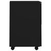 vidaXL Classeur mobile Noir 39x45x67 cm Acier
