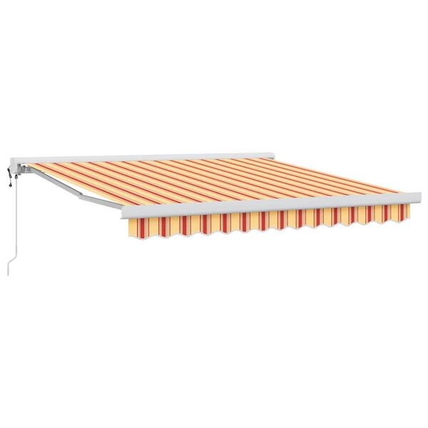 vidaXL Auvent Jaune et Orange 350 x 250 x 165 cm