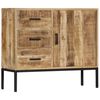 vidaXL Buffet 88x30x71 cm Bois de manguier massif