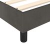 vidaXL Sommier &agrave; lattes de lit et matelas Gris fonc&eacute; 140x190cm Velours