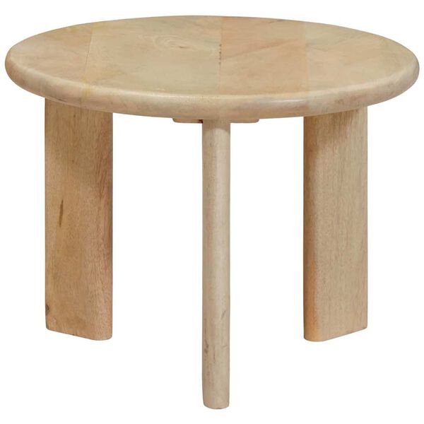 vidaXL Tables basses gigognes 2 pcs Noir Bois de mangue massif