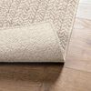 vidaXL Tapis ZIZUR cr&egrave;me 80x150 cm aspect de jute int&eacute;rieur ext&eacute;rieur