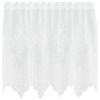 vidaXL Rideau en Dentelle Blanc 120 x 150 cm Polyester